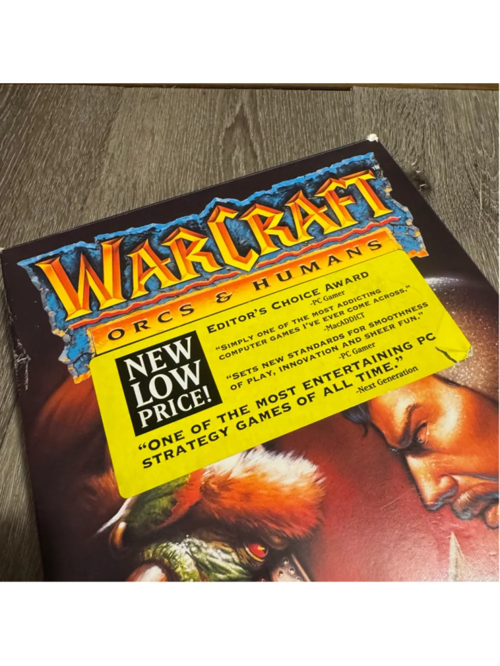 Vtg Vintage 1994 Blizzard Warcraft: Orcs & Humans PC Video Game